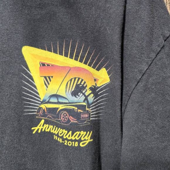5/$25 In N Out Black 70th Anniversary Burger Ferris Wheel Graphic Tee - Picture 2 of 6